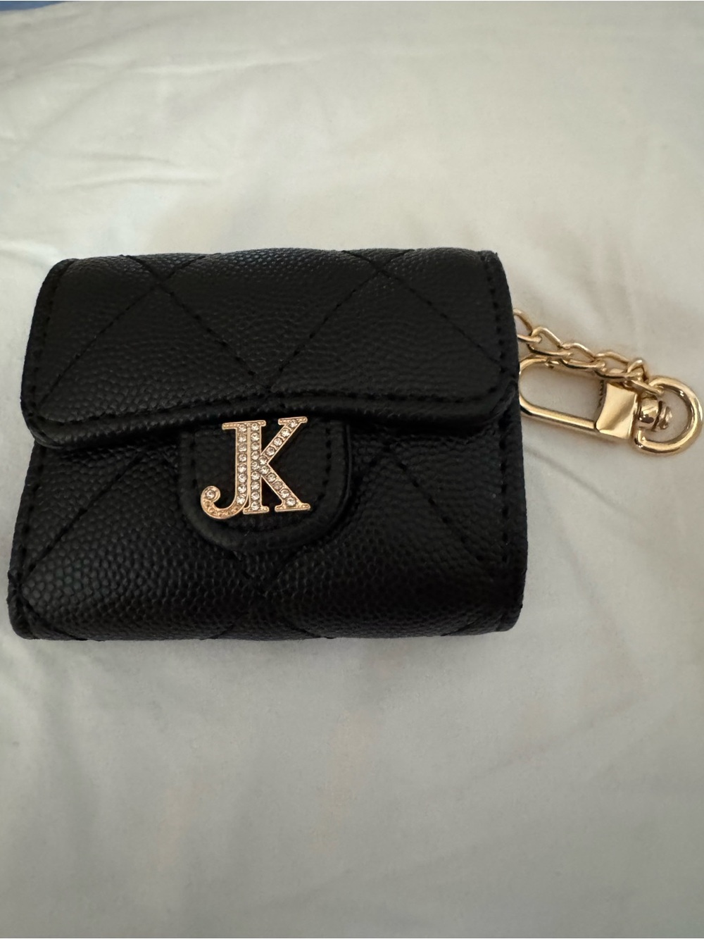 Jacqueline Kent Case with keychain- use for AirPods and more